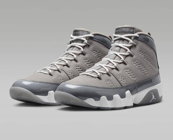 Men's 'Cool Gray' Running weapon Air Jordan 9 Shoes 028